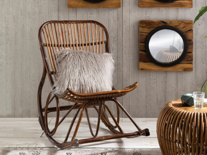 Artistiq Schommelstoel 'Rattan' van Sohome