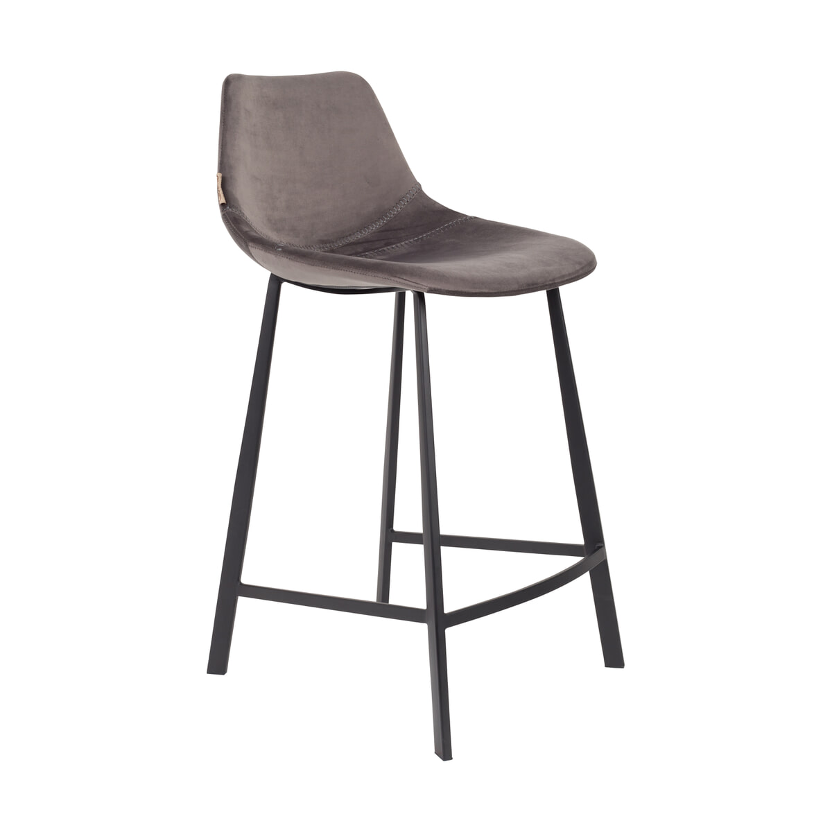 Dutchbone Barkruk 'Franky' Velvet (zithoogte 65cm) van Sohome