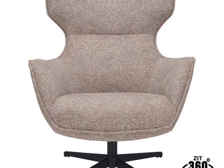 Fauteuil Bresso Mokka van Trendhopper