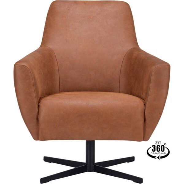 Fauteuil Helin Bull Camel van Trendhopper