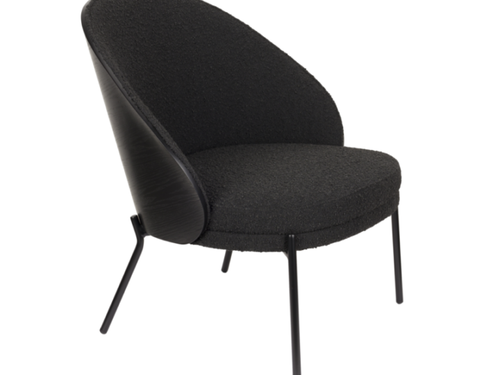 Fauteuil Rodin Bouclé zwart van Loods 5