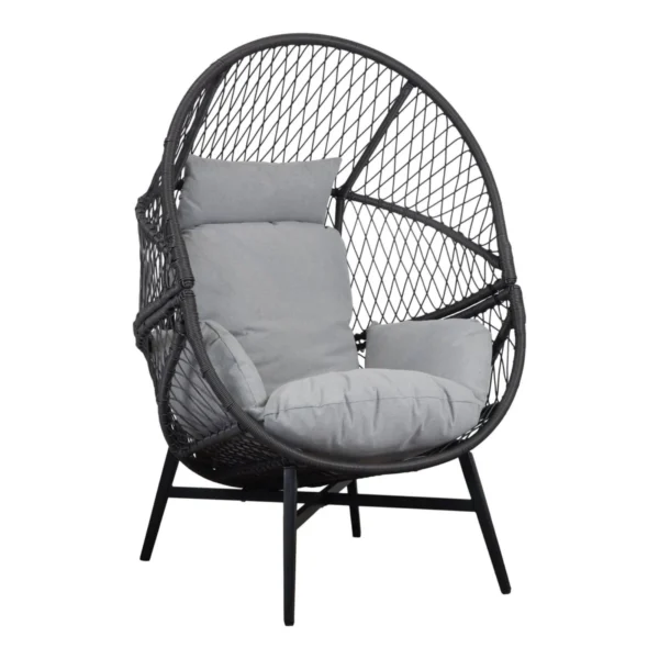 Fauteuil Rosario Rotan Zwart van fonQ