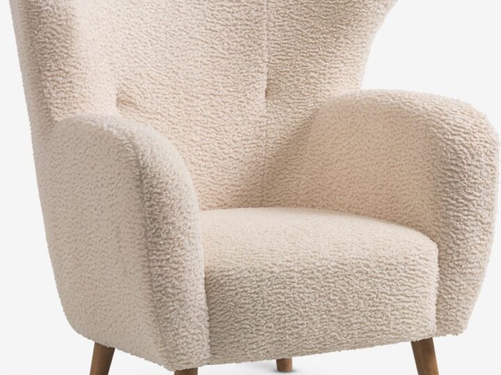 Fauteuil VILDSUND off-white teddy van JYSK