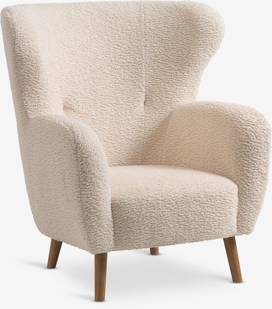Fauteuil VILDSUND off-white teddy van JYSK
