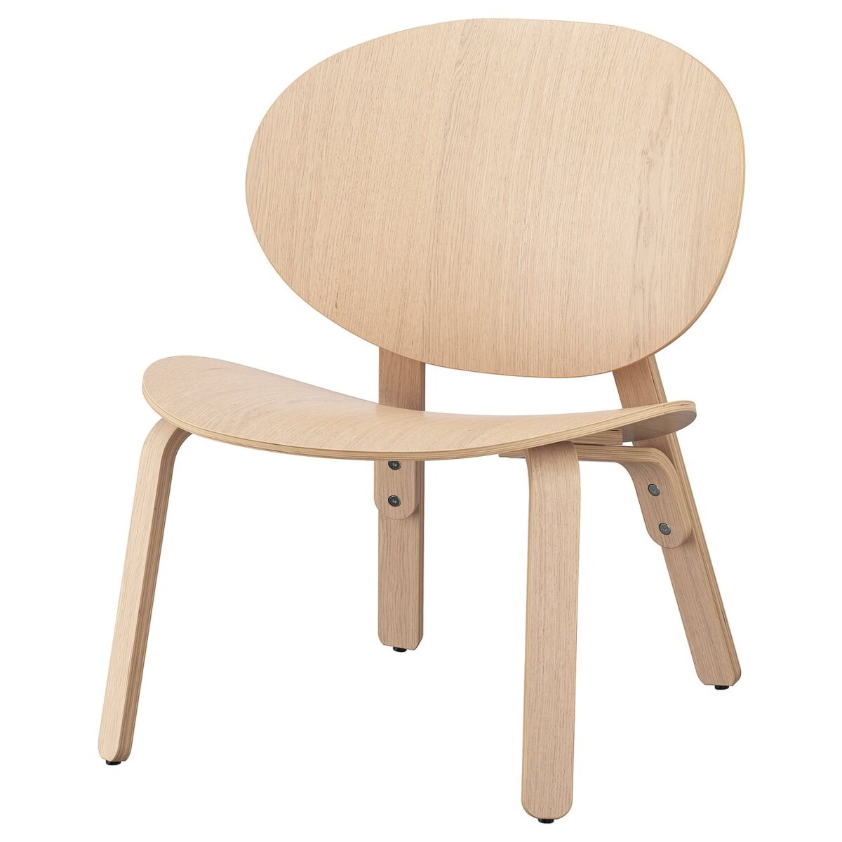 FRÖSET Fauteuil - wit gelazuurd eikenfineer van IKEA