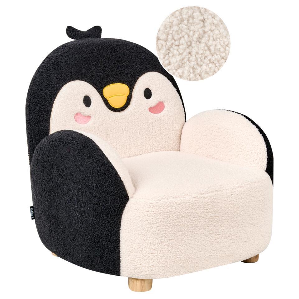 FYN - Kinderfauteuil - Zwart - Bouclé van Leen Bakker