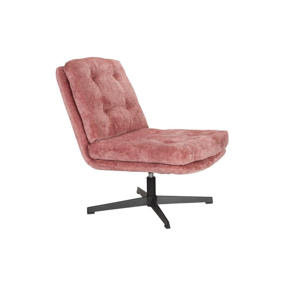Housecraft Kai Loungestoel/ fauteuil Roze van Leen Bakker