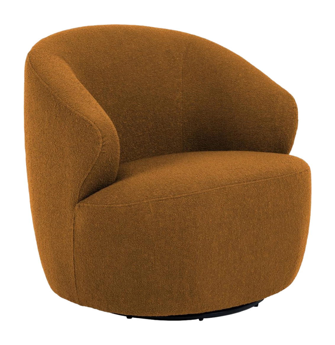 Hug Draaibare Fauteuil Bouclé Caramel van fonQ