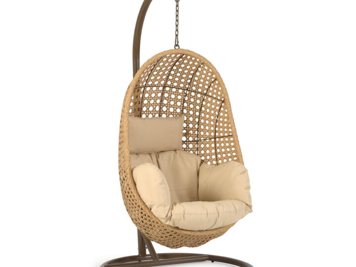 Kave Home Hangstoel met standaard 'Cira' van Sohome