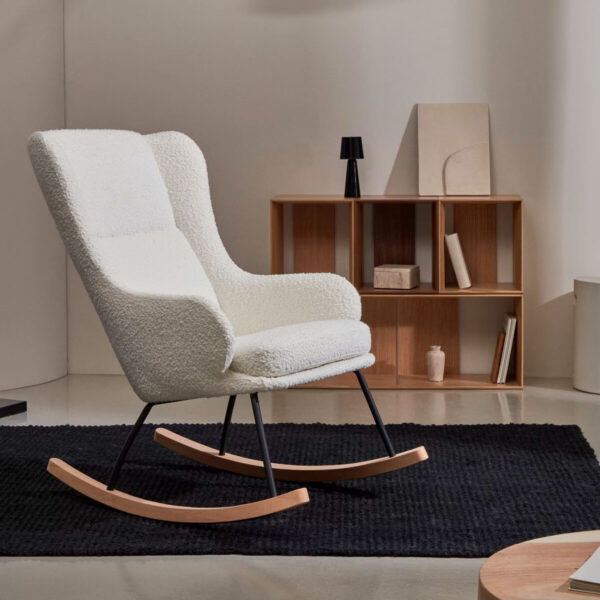Kave Home Schommelstoel 'Maustin' Bouclé van Sohome