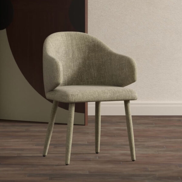 Nohr Eetkamerstoel 'Sherena' Velvet, kleur Beige van Sohome