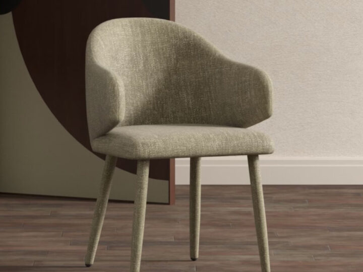 Nohr Eetkamerstoel 'Sherena' Velvet, kleur Beige van Sohome