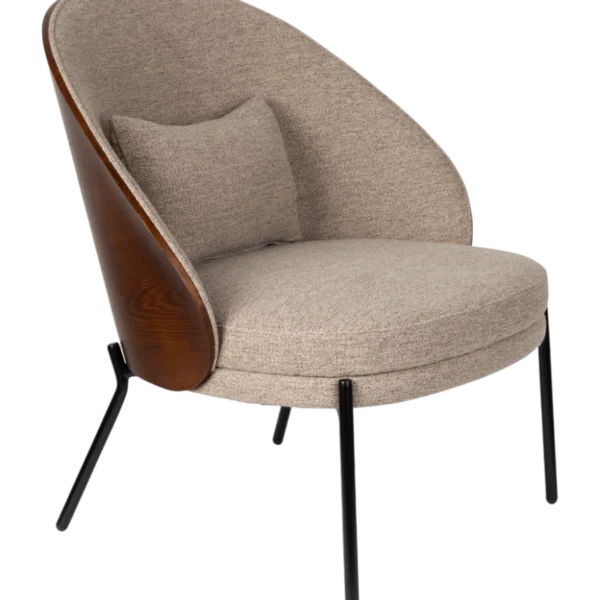 Rodin Loungestoel Beige van fonQ