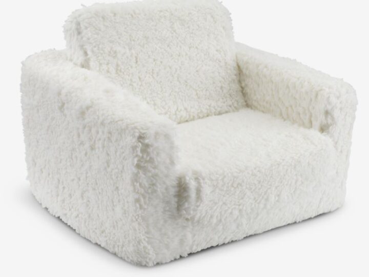 Vouwbare kinderfauteuil MONSTRUP off-white stof van JYSK